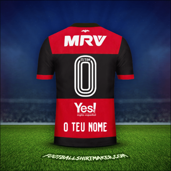 Camisola Flamengo 2017/18 -  o teu nome - 0