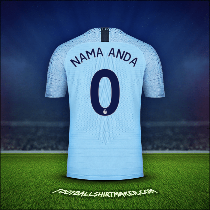 Jersey Manchester City 2018/19 -  nama anda - 0