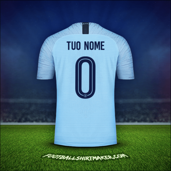Maglia Manchester City Cup 2018/19 -  tuo nome - 0