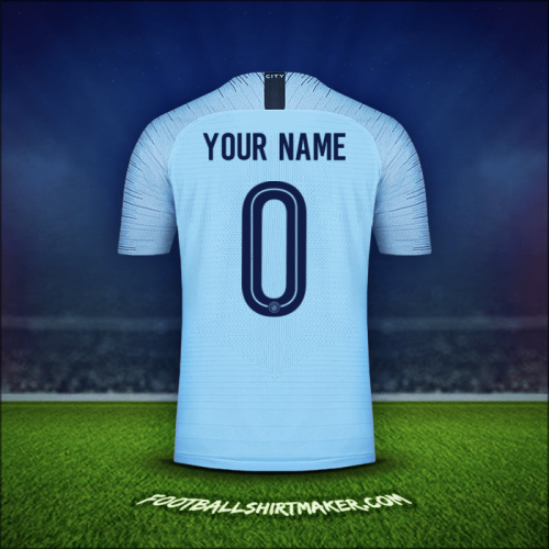 Jersey Manchester City Cup 2018/19 -  your name - 0
