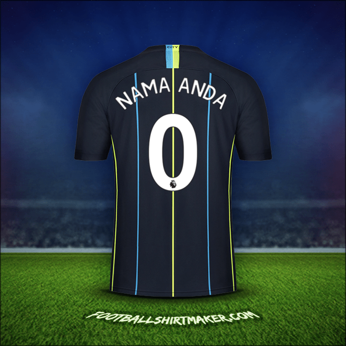 Jersey Manchester City 2018/19 Alternatif -  nama anda - 0
