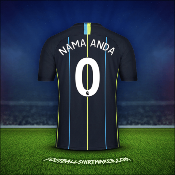 Jersey Manchester City 2018/19 Alternatif -  nama anda - 0