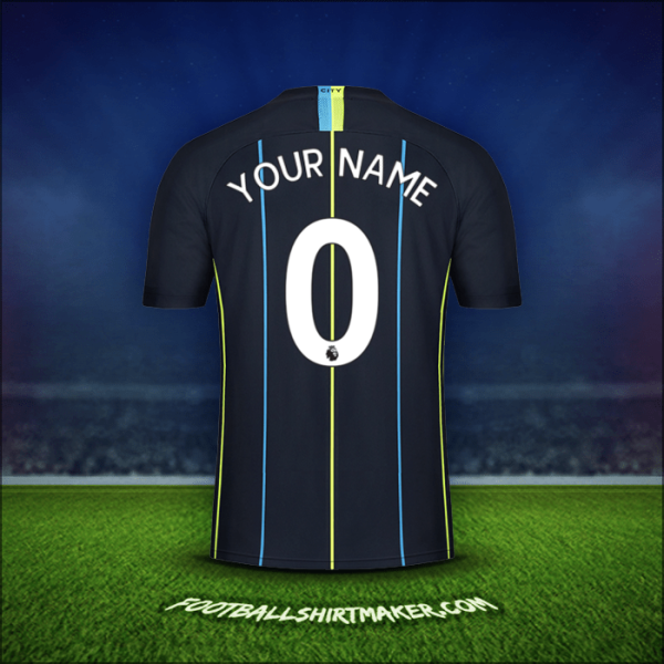 Shirt Manchester City 2018/19 Away -  your name - 0