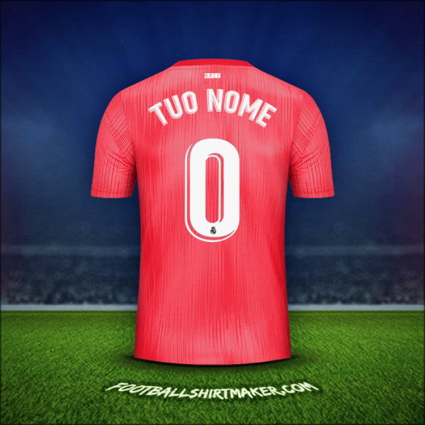 Maglia Real Madrid CF 2018/19 Terza -  tuo nome - 0