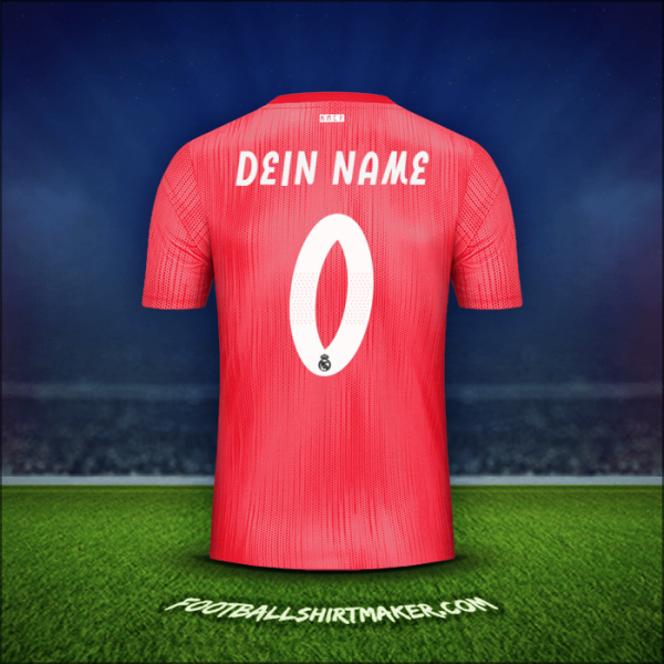 Trikot Real Madrid CF Cup 2018/19 Dritte -  dein name - 0