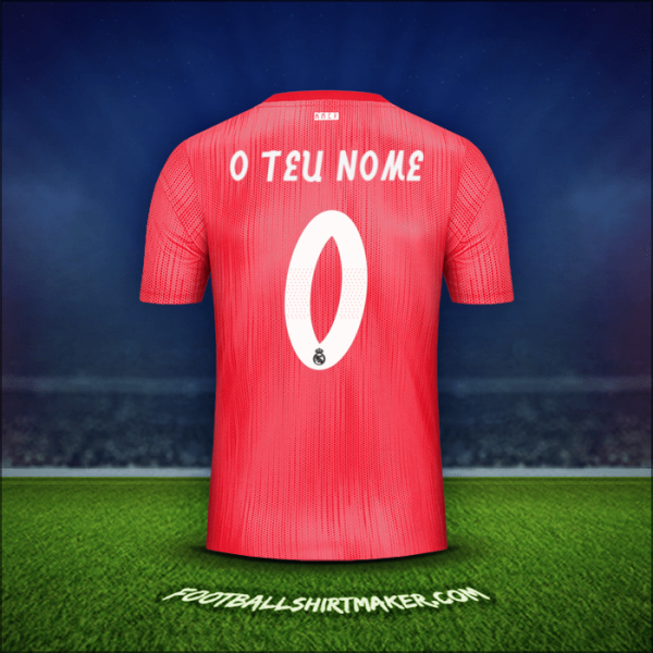 Camisola Real Madrid CF Cup 2018/19 Terceira -  o teu nome - 0