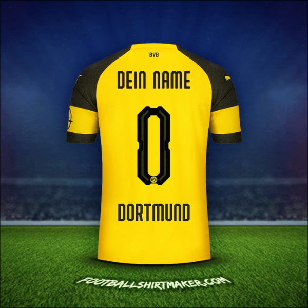 Trikot Borussia Dortmund 2018/19 -  dein name - 0
