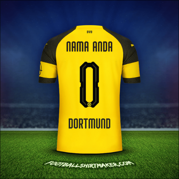 Jersey Borussia Dortmund 2018/19 -  nama anda - 0