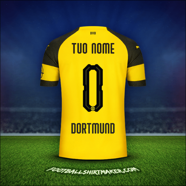Maglia Borussia Dortmund 2018/19 -  tuo nome - 0