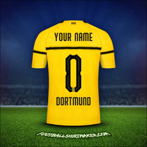 Jersey Borussia Dortmund Cup 2018/19 -  your name - 0