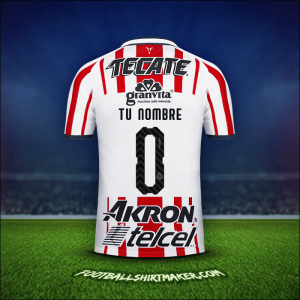 Camiseta Guadalajara 2018/19 -  tu nombre - 0