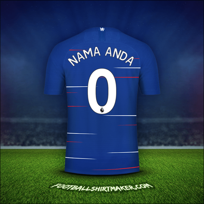 Jersey Chelsea 2018/19 -  nama anda - 0