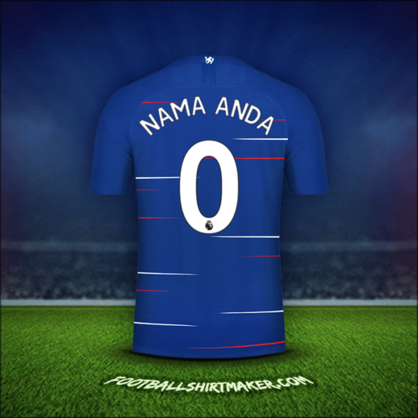 Jersey Chelsea 2018/19 -  nama anda - 0