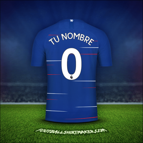 Camiseta Chelsea 2018/19 -  tu nombre - 0