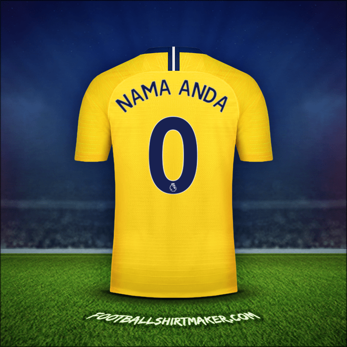 Jersey Chelsea 2018/19 Alternatif -  nama anda - 0