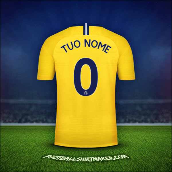 Maglia Chelsea 2018/19 Seconda -  tuo nome - 0