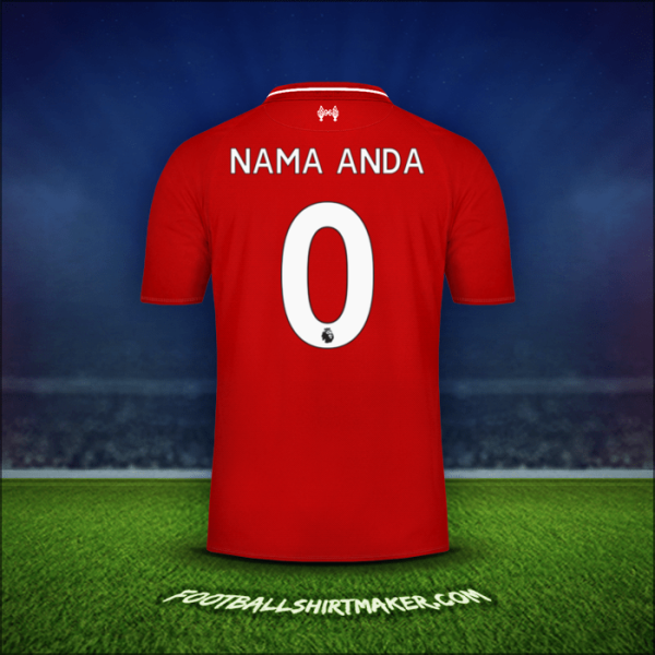 Jersey Liverpool FC 2018/19 -  nama anda - 0