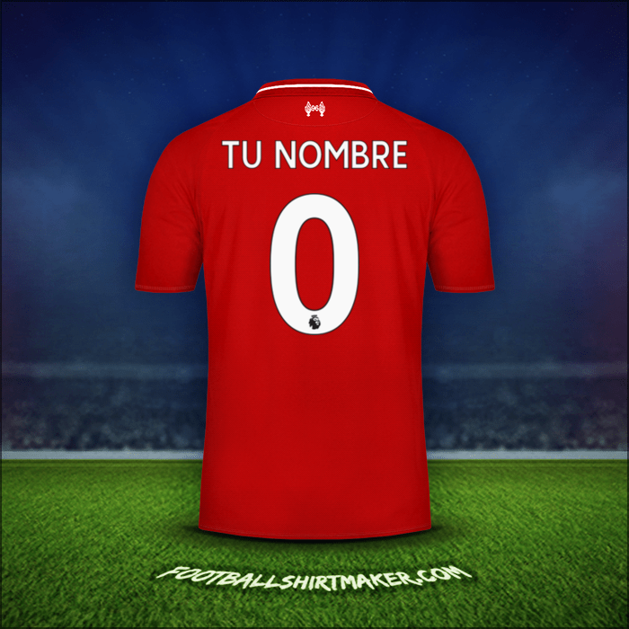 Jersey Liverpool FC 2018/19 -  tu nombre - 0