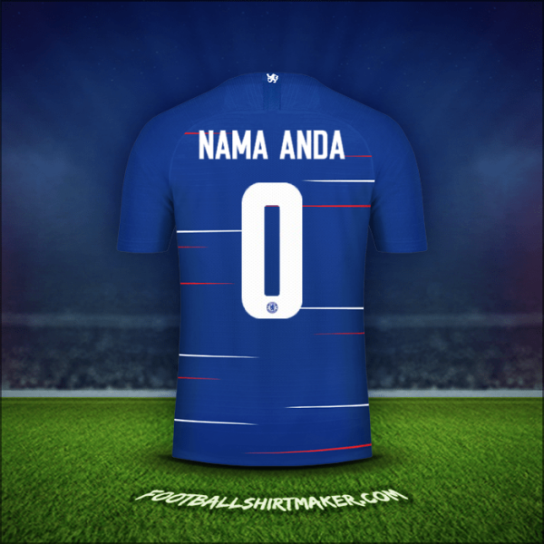 Jersey Chelsea Cup 2018/19 -  nama anda - 0