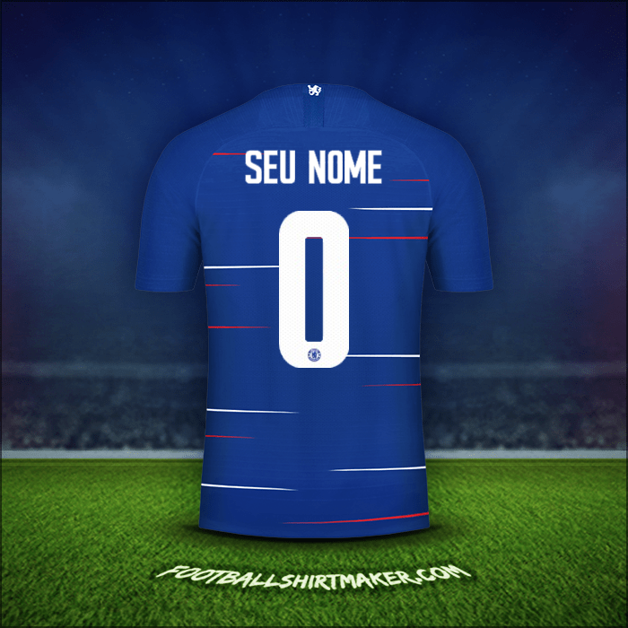 Camisa Chelsea Cup 2018/19 -  seu nome - 0