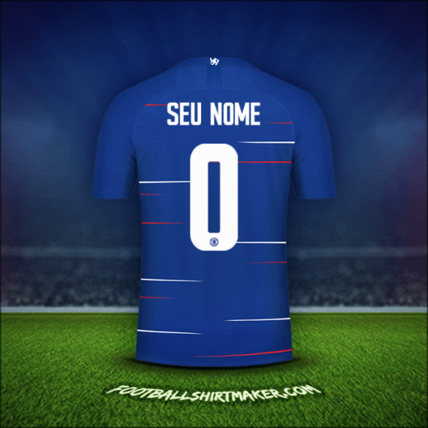 Camisa Chelsea Cup 2018/19 -  seu nome - 0