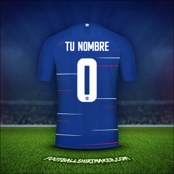 Jersey Chelsea Cup 2018/19 -  tu nombre - 0