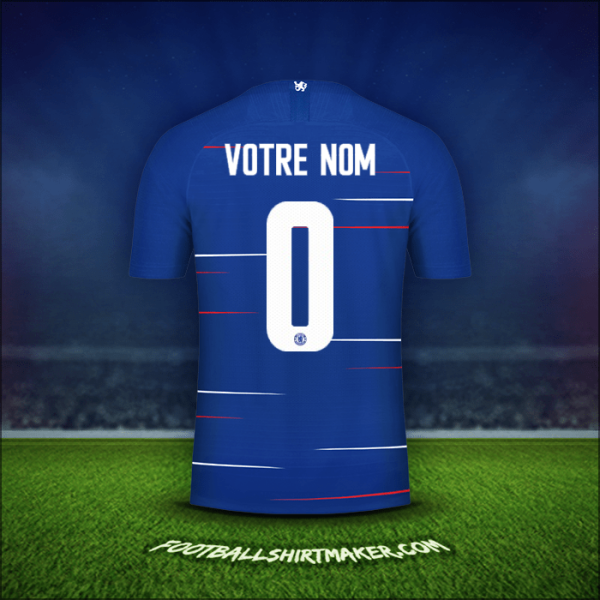 Maillot Chelsea Cup 2018/19 -  votre nom - 0
