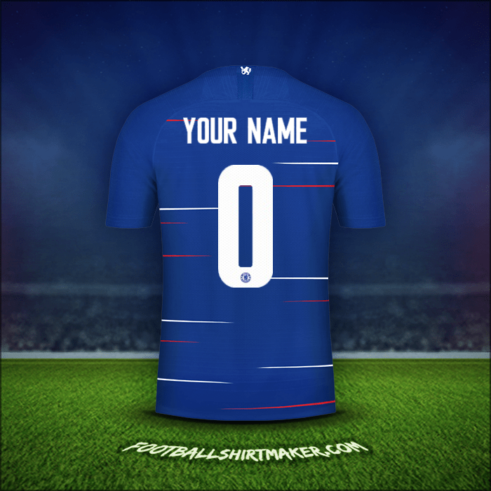 Shirt Chelsea Cup 2018/19 -  your name - 0
