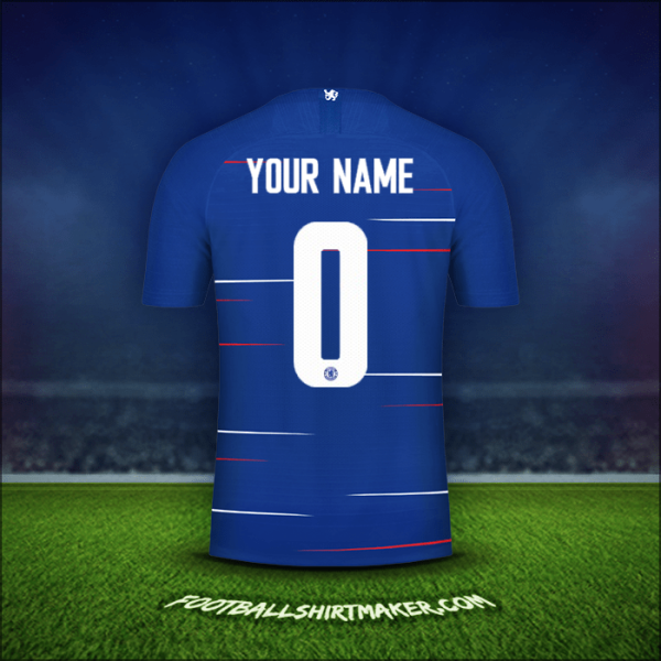 Jersey Chelsea Cup 2018/19 -  your name - 0