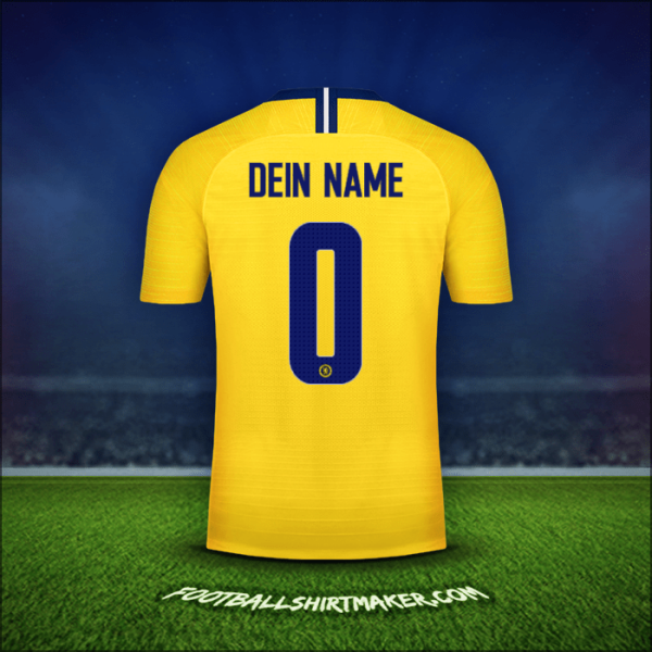 Trikot Chelsea Cup 2018/19 Auswärts -  dein name - 0