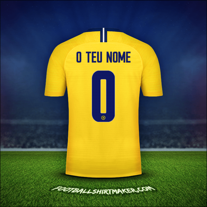Camisola Chelsea Cup 2018/19 Alternativa -  o teu nome - 0