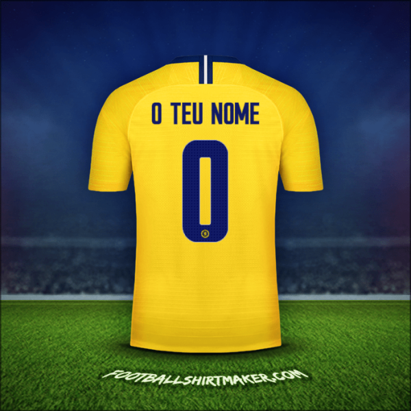 Camisola Chelsea Cup 2018/19 Alternativa -  o teu nome - 0