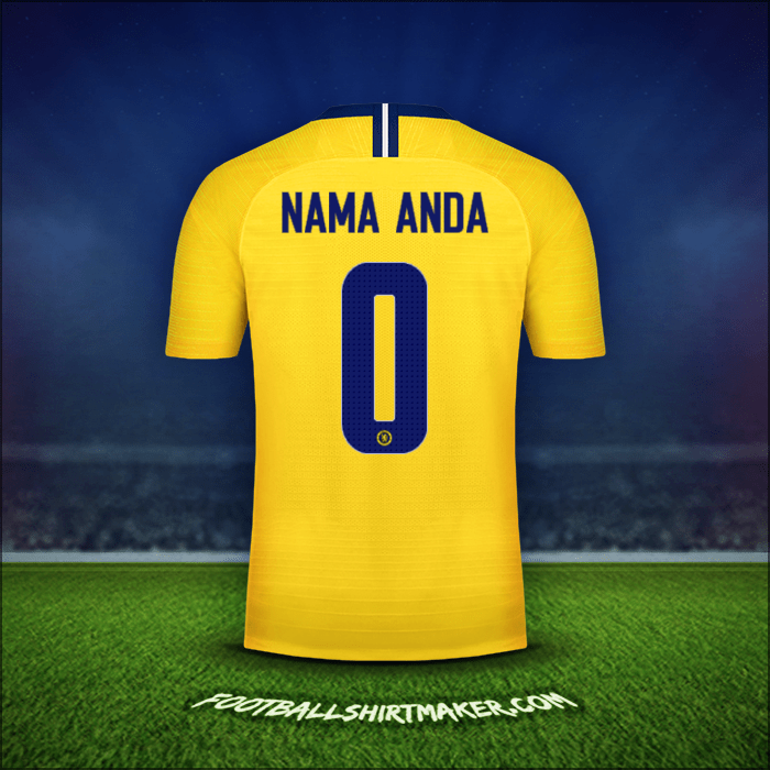 Jersey Chelsea Cup 2018/19 Alternatif -  nama anda - 0