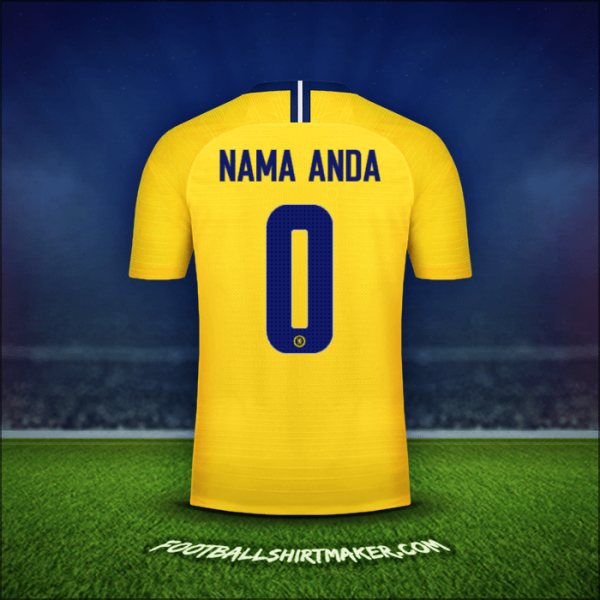Jersey Chelsea Cup 2018/19 Alternatif -  nama anda - 0