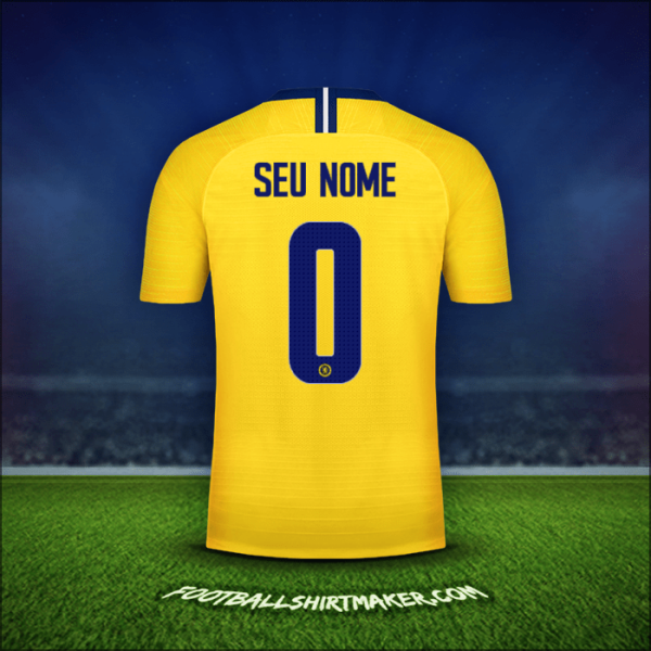 Camisa Chelsea Cup 2018/19 Alternativa -  seu nome - 0