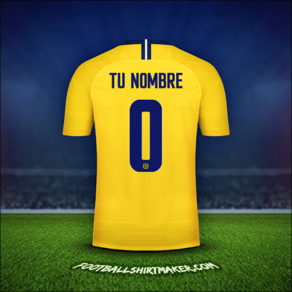 Camiseta Chelsea Cup 2018/19 Visita -  tu nombre - 0