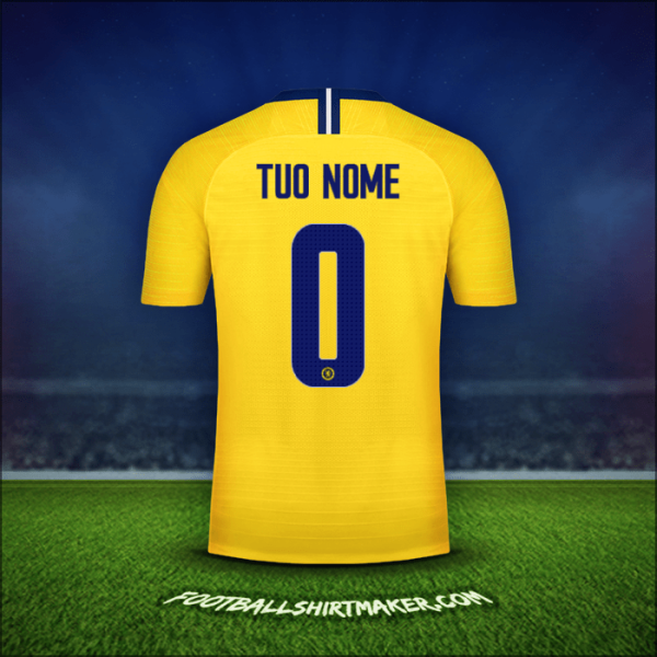 Maglia Chelsea Cup 2018/19 Seconda -  tuo nome - 0