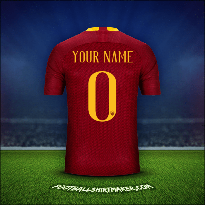 Jersey AS Roma 2018/19 -  your name - 0