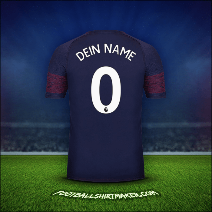 Trikot Arsenal 2018/19 Auswärts -  dein name - 0