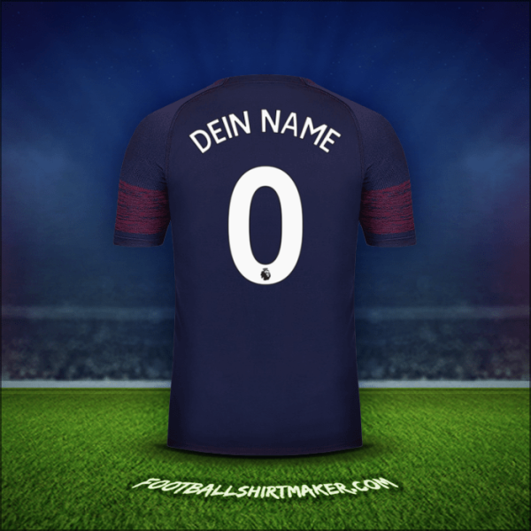 Trikot Arsenal 2018/19 Auswärts -  dein name - 0