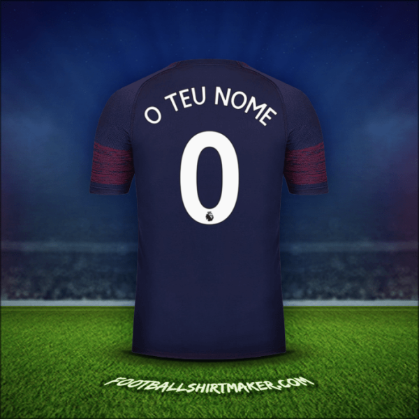 Camisola Arsenal 2018/19 Alternativa -  o teu nome - 0