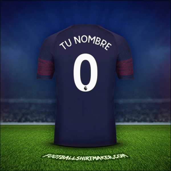 Jersey Arsenal 2018/19 Visita -  tu nombre - 0