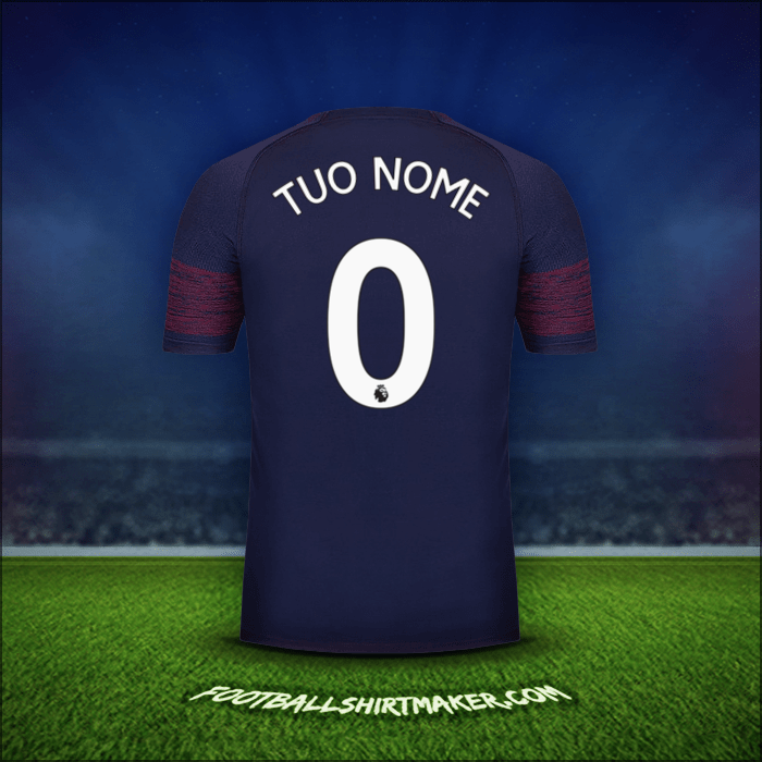 Maglia Arsenal 2018/19 Seconda -  tuo nome - 0