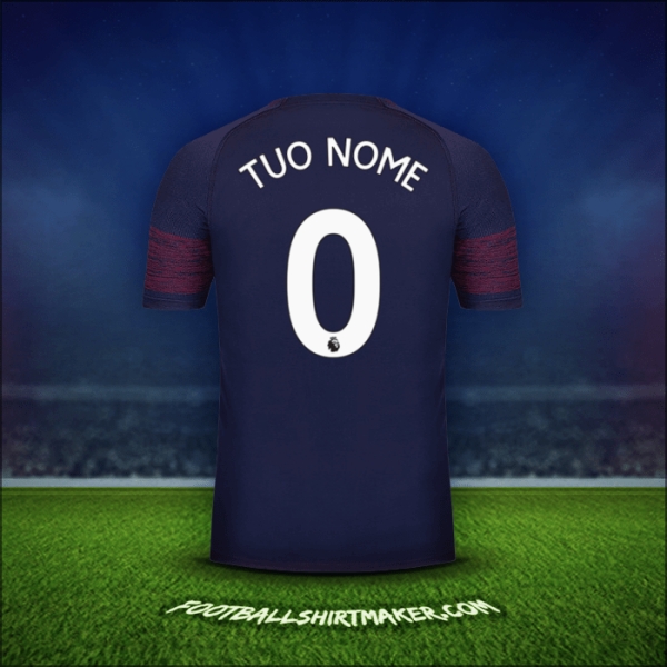 Maglia Arsenal 2018/19 Seconda -  tuo nome - 0