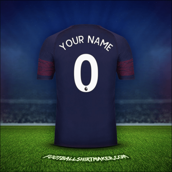 Jersey Arsenal 2018/19 Away -  your name - 0