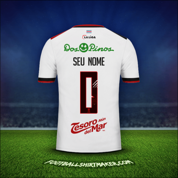 Camisa Liga Deportiva Alajuelense 2018 Alternativa -  seu nome - 0