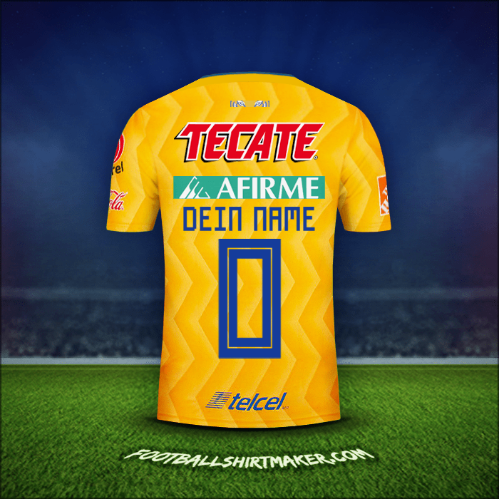 Trikot Tigres UANL 2018/19 -  dein name - 0