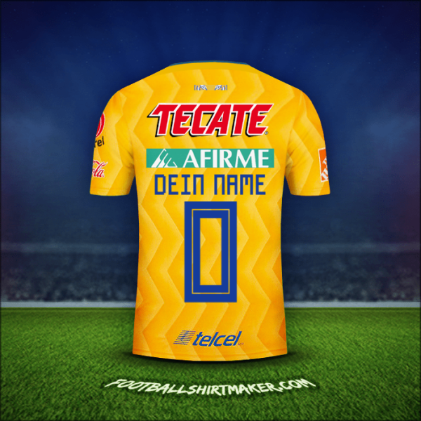 Trikot Tigres UANL 2018/19 -  dein name - 0