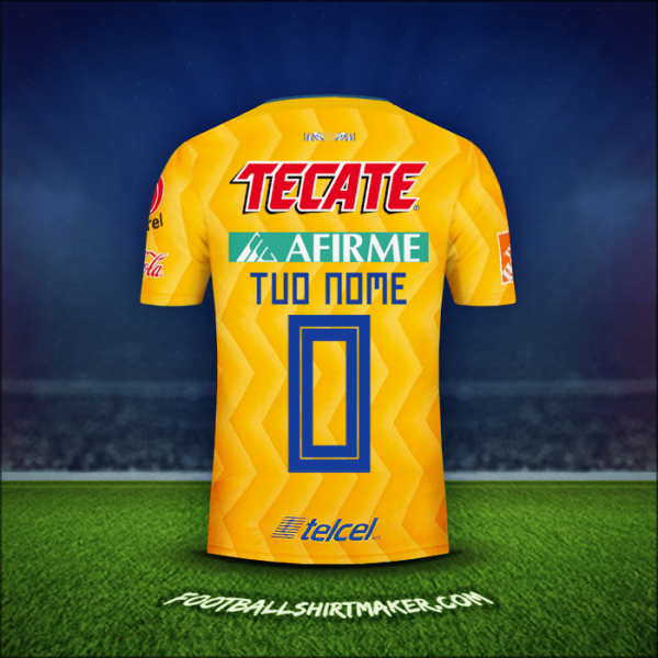 Maglia Tigres UANL 2018/19 -  tuo nome - 0