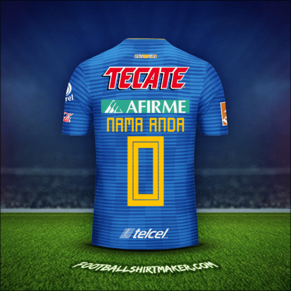 Jersey Tigres UANL 2018/19 Alternatif -  nama anda - 0